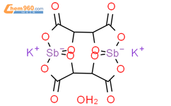酒石酸锑钾结构式图片|28300-74-5结构式图片