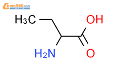 DL-2-氨基丁酸结构式图片|2835-81-6结构式图片
