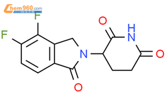3-(4，5-二氟-1-氧代异吲哚啉-2-基)哌啶-2，6-二酮