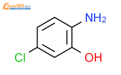 2-氨基-5-氯酚结构式图片|28443-50-7结构式图片