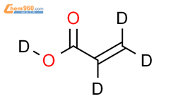 丙烯酸-D4氘代内标结构式图片|285138-82-1结构式图片