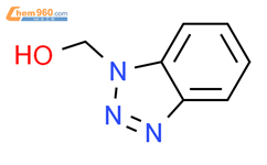 1H-苯并三唑-1-甲醇结构式图片|28539-02-8结构式图片
