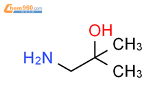 1-氨基-2-甲基-2-丙醇结构式图片|2854-16-2结构式图片