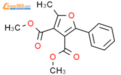 2-methyl-5-phenylfurandicarboxylic acid dimethyl ester结构式图片|28682-57-7结构式图片
