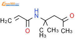 双丙酮丙烯酰胺结构式图片|2873-97-4结构式图片