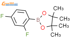 2,4-二氟苯基硼酸频那醇酯结构式图片|288101-48-4结构式图片