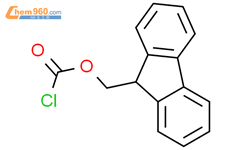 9-芴甲基氯甲酸酯结构式图片|28920-43-6结构式图片