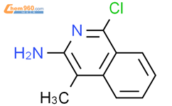 1-氯-4-甲基-3-异喹啉胺结构式图片|28970-93-6结构式图片