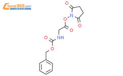 N-苄氧羰基-甘氨酸-N-羟基琥珀酰亚胺酯结构式图片|2899-60-7结构式图片