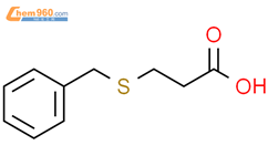 3-(苄硫基)丙酸结构式图片|2899-66-3结构式图片