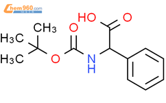 N-Boc-L-苯基甘氨酸结构式图片|2900-27-8结构式图片