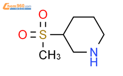 3-甲磺酰-哌啶结构式图片|290328-56-2结构式图片