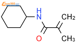 N-环己基-2-甲基丙烯酰胺结构式图片|2918-67-4结构式图片