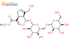 京尼平龙胆双糖苷结构式图片|29307-60-6结构式图片