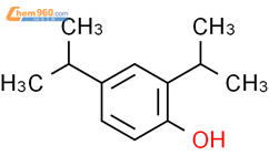 2,4-双异丙基苯酚结构式图片|2934-05-6结构式图片