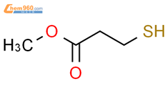 3-巯基丙酸甲酯结构式图片|2935-90-2结构式图片