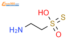 硫代牛磺酸结构式图片|2937-54-4结构式图片