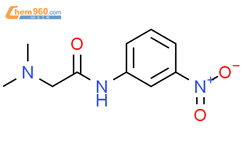 Acetamide, 2-(dimethylamino)-N-(3-nitrophenyl)-结构式图片|294193-71-8结构式图片
