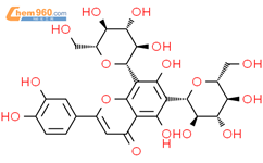 木犀草素6,8-二-C-葡萄糖苷结构式图片|29428-58-8结构式图片