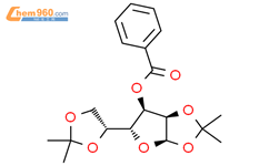 3-O-Benzoyl-1,2:5,6-di(di-O-isopropylidene)-alpha-D-allofuranose结构式图片|29474-73-5结构式图片