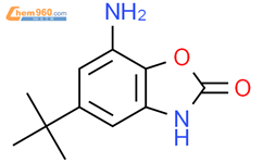 7-Amino-5-tert-butyl-2，3-dihydro-1，3-benzoxazol-2-one结构式图片|294852-39-4结构式图片
