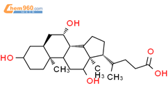 Ursocholic酸结构式图片|2955-27-3结构式图片