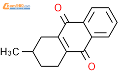 9,10-蒽二酮，四氢-2-甲基-结构式图片|29564-02-1结构式图片