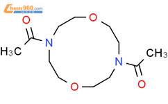 1-(10-acetyl-1,7-dioxa-4,10-diazacyclododec-4-yl)ethanone结构式图片|296279-62-4结构式图片