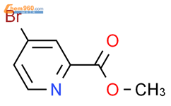 4-溴吡啶-2-甲酸甲酯结构式图片|29681-42-3结构式图片