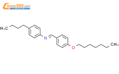p-庚基苄烯-p-丁基苯胺结构式图片|29743-12-2结构式图片