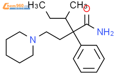 1-Piperidinebutanamide,a-(1-methylpropyl)-a-phenyl-结构式图片|2977-23-3结构式图片