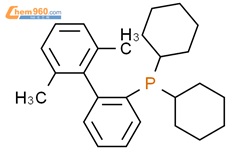 Dicyclohexyl(2',6'-dimethyl-[1,1'-biphenyl]-2-yl)phosphine结构式图片|298205-46-6结构式图片