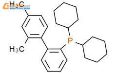 Dicyclohexyl(2',4'-dimethyl-[1,1'-biphenyl]-2-yl)phosphine结构式图片|298205-49-9结构式图片
