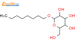 正辛基-~-D-吡喃葡糖苷结构式图片|29836-26-8结构式图片