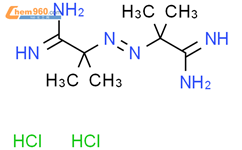偶氮二异丁脒盐酸盐结构式图片|2997-92-4结构式图片