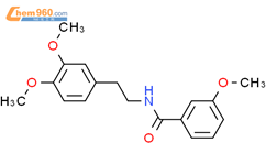 Benzamide, N-[2-(3,4-dimethoxyphenyl)ethyl]-3-methoxy-结构式图片|30002-04-1结构式图片