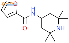2-Furancarboxamide, N-(2,2,6,6-tetramethyl-4-piperidinyl)-结构式图片|300574-70-3结构式图片