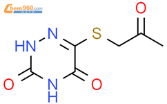 6-(2-oxopropylsulfanyl)-2H-1,2,4-triazine-3,5-dione结构式图片|300814-20-4结构式图片