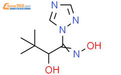 1-Butanone, 2-hydroxy-3,3-dimethyl-1-(1H-1,2,4-triazol-1-yl)-, oxime结构式图片|301319-09-5结构式图片