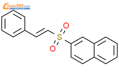 Naphthalene,2-[[(1E)-2-phenylethenyl]sulfonyl]-结构式图片|30166-84-8结构式图片