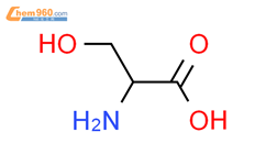DL-丝氨酸结构式图片|302-84-1结构式图片