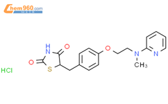 盐酸罗格列酮结构式图片|302543-62-0结构式图片