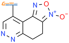 9-methyl-4,5-dihydro[1,2,5]oxadiazolo[3,4-f]cinnoline 3-oxide结构式图片|302604-99-5结构式图片