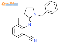 苯甲腈，3-甲基-2-[[1-（苯基甲基）-2-吡咯烷基]氨基]-结构式图片|303097-34-9结构式图片