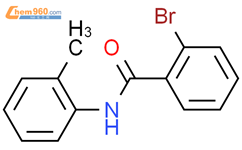 N-(2-甲基苯基)-2-溴苯甲酰胺结构式图片|303991-47-1结构式图片