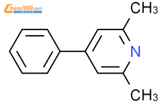 4-苯基-2,6-二甲基吡啶结构式图片|3044-71-1结构式图片