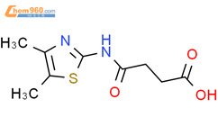N-(4,5-二甲基-噻唑-2-基)-丁酰胺酸结构式图片|304459-57-2结构式图片
