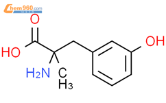 α-甲基-d,l-m-酪氨酸结构式图片|305-96-4结构式图片