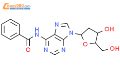 N6-苯甲酰基-2'-脱氧腺苷结构式图片|305808-19-9结构式图片