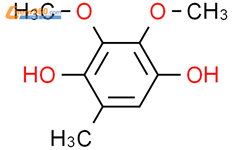 2,3-二甲氧基-5-甲基-1,4-苯二酚结构式图片|3066-90-8结构式图片
